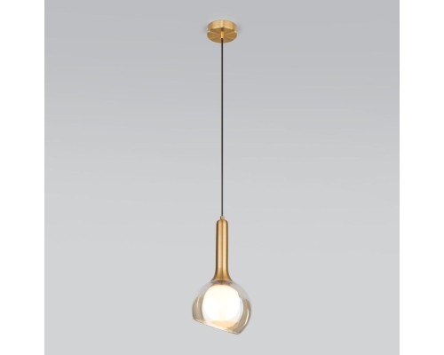 Подвесной светильник Fantasy 50188/1 янтарный Eurosvet