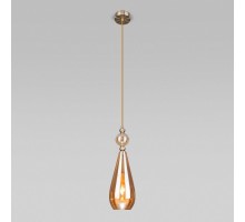 Подвесной светильник Ilario 50202/1 янтарный Eurosvet