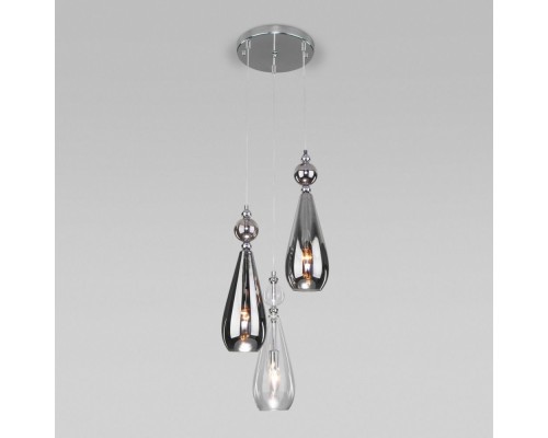 Подвесной светильник Ilario 50202/3 хром Eurosvet