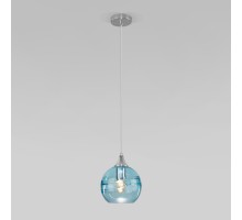 Подвесной светильник Lotus 50221/1 голубой Eurosvet