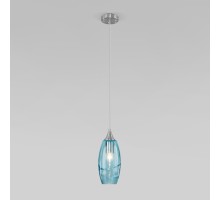 Подвесной светильник Lotus 50222/1 голубой Eurosvet