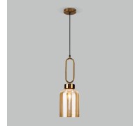 Подвесной светильник Flou 50229/1 янтарный Eurosvet