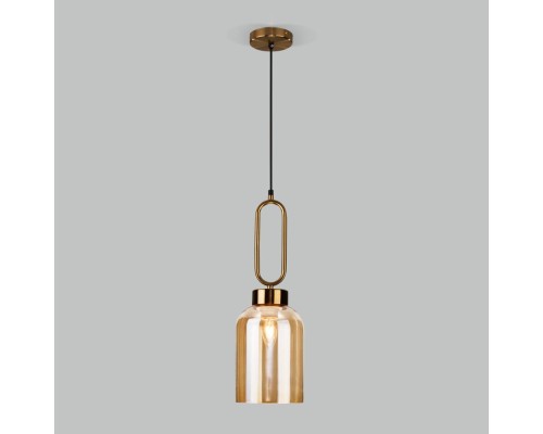 Подвесной светильник Flou 50229/1 янтарный Eurosvet