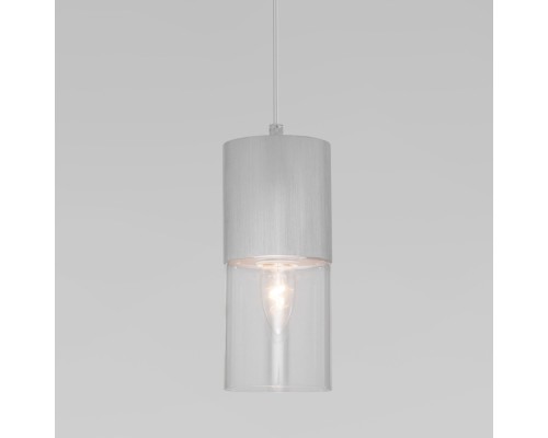 Подвесной светильник Hosk 50233/1 серебро Eurosvet