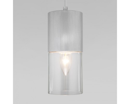 Подвесной светильник Hosk 50233/1 серебро Eurosvet