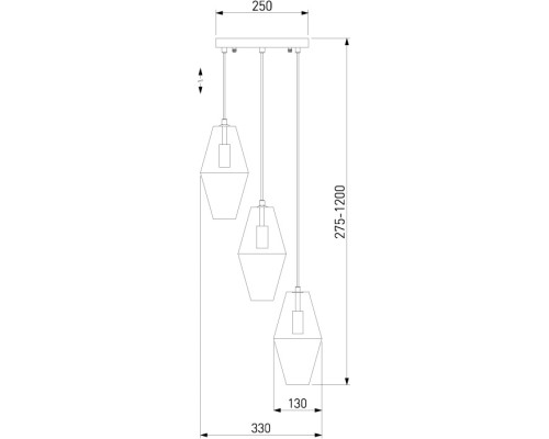 Подвесной светильник Prism 50236/3 Eurosvet