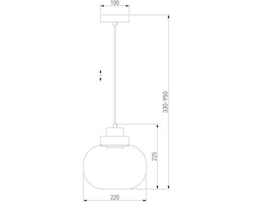 Подвесной светильник Jeffry 50241/1 LED дымчатый Eurosvet