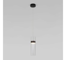 Подвесной светильник Lumen 50244/1 LED черный/прозрачный Eurosvet