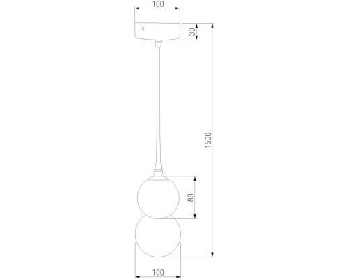 Подвесной светильник Polar 50250/1 LED белый Eurosvet