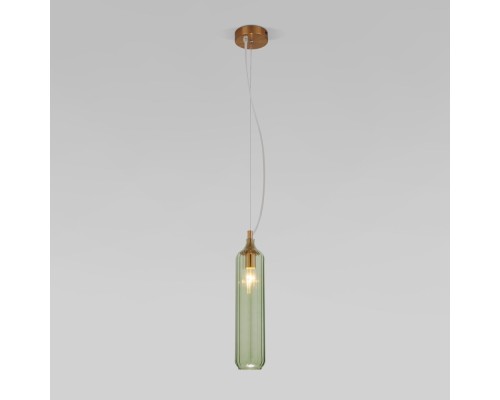 Подвесной светильник Siesta 50252/1 зеленый Eurosvet