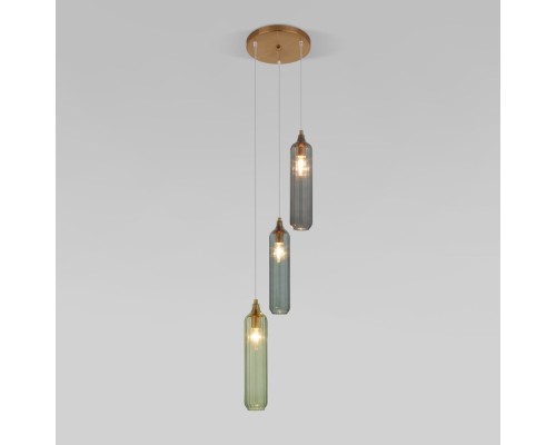 Подвесной светильник Siesta 50252/3 латунь Eurosvet