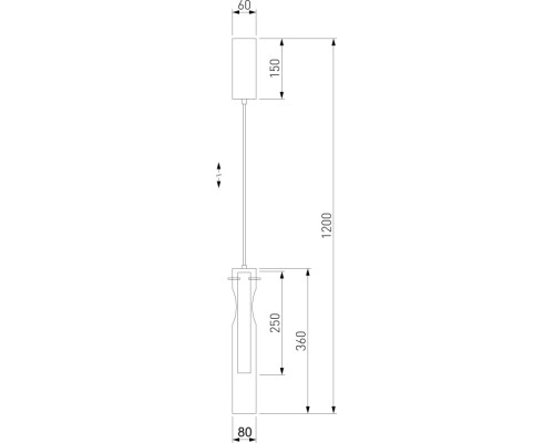 Подвесной светильник Swan 50253/1 LED графит Eurosvet