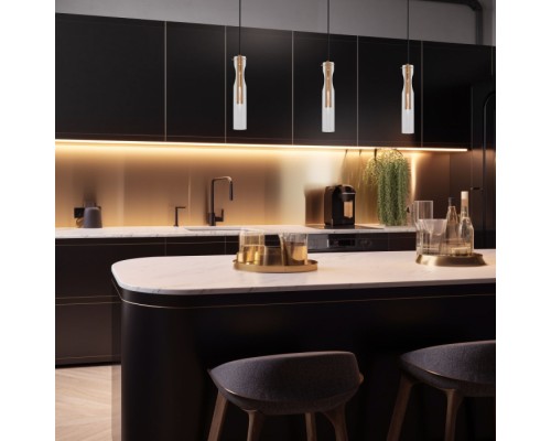 Подвесной светильник Swan 50253/1 LED латунь Eurosvet