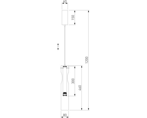 Подвесной светильник Swan 50253/1 LED черный Eurosvet
