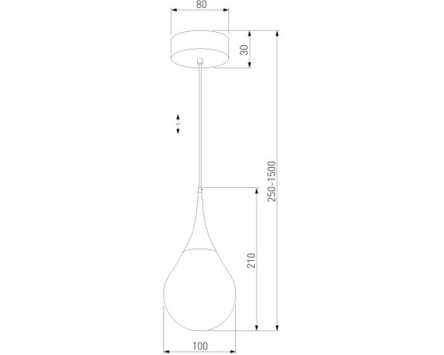 Подвесной светильник Adour 50256/1 LED дымчатый Eurosvet