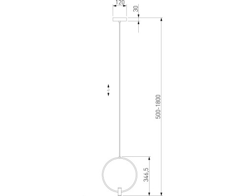 Подвесной светильник Layla 50257/1 LED никель Eurosvet