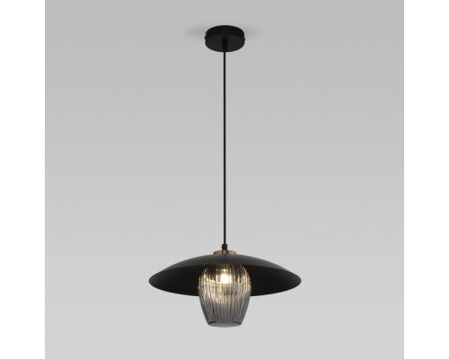 Подвесной светильник Kamari 50259/1 черный/дымчатый Eurosvet