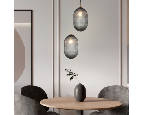 Подвесной светильник Gem 50261/1 серый Eurosvet