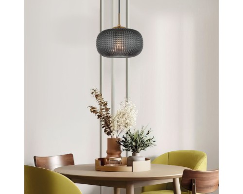 Подвесной светильник Gem 50262/1 темно-серый Eurosvet