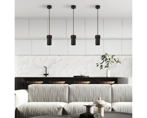 Подвесной светильник Pebble 50264/1 черный Eurosvet