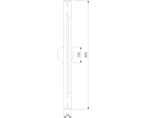 Настенный светильник Talus 50265 LED титан Eurosvet