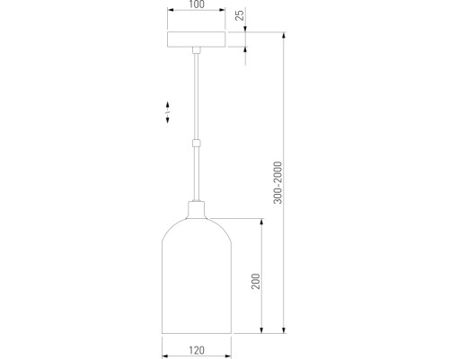 Подвесной светильник Bambola 50357/1 латунь Eurosvet