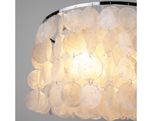 Подвесная люстра 60005-3535 60005/3 хром / перламутр Eurosvet