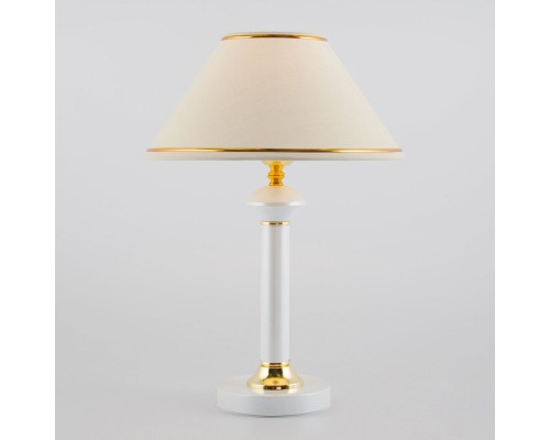 Настольная лампа Lorenzo 60019/1 глянцевый белый Eurosvet