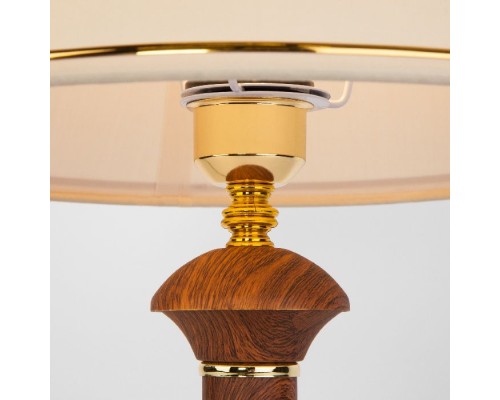 Настольная лампа Lorenzo 60019/1 орех Eurosvet