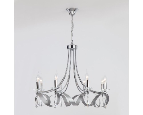 Подвесная люстра Adelia 60064/8 хром Eurosvet