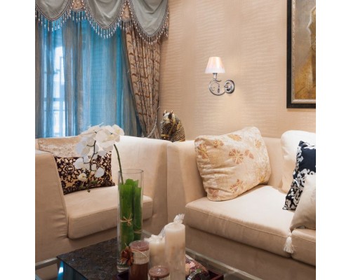 Бра Incanto 60069/1 серебро Eurosvet