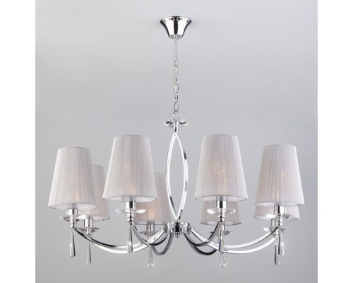 Подвесная люстра Valery 60079/8 хром Eurosvet