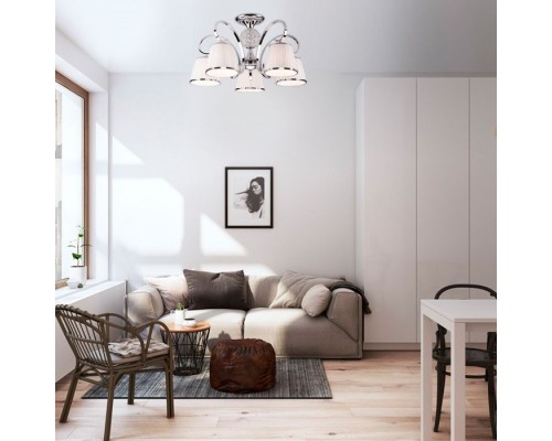 Потолочная люстра Tessa 60088/5 хром Eurosvet