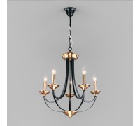 Подвесная люстра Lazzaro 60098/5 черный Eurosvet