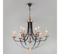 Подвесная люстра Lazzaro 60098/9 черный Eurosvet