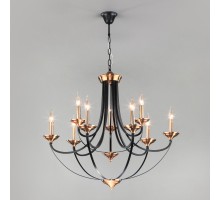 Подвесная люстра Lazzaro 60098/9 черный Eurosvet