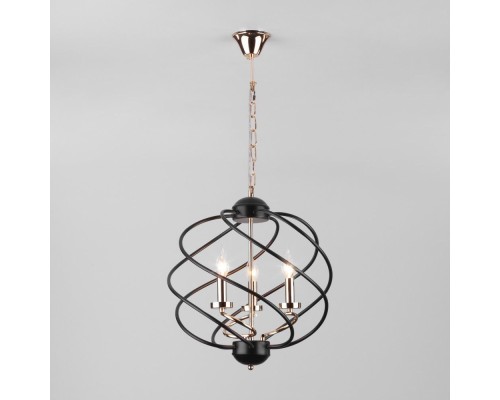 Подвесная люстра Sorrel 60105/3 черный Eurosvet