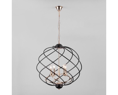 Подвесная люстра Sorrel 60105/5 черный Eurosvet