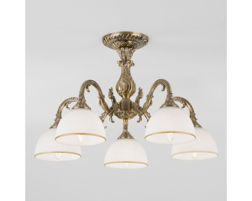 Потолочная люстра Caldera 60106/5 античная бронза Eurosvet