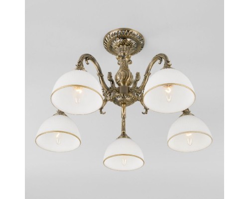 Потолочная люстра Caldera 60106/5 античная бронза Eurosvet