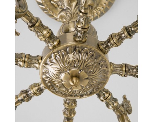 Потолочная люстра Caldera 60106/8 античная бронза Eurosvet