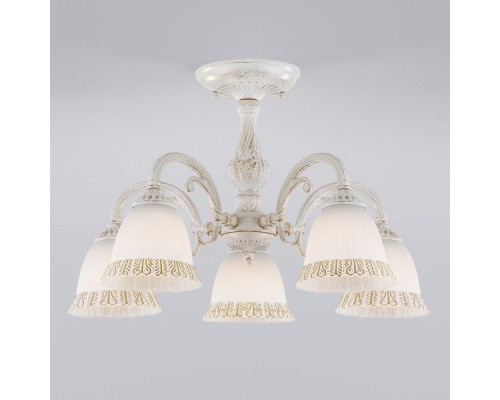 Потолочная люстра Campina 60107/5 белый с золотом Eurosvet