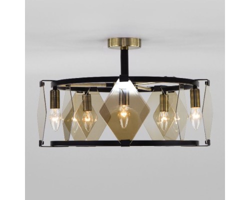 Потолочная люстра Aragon 60116/5 черный Eurosvet
