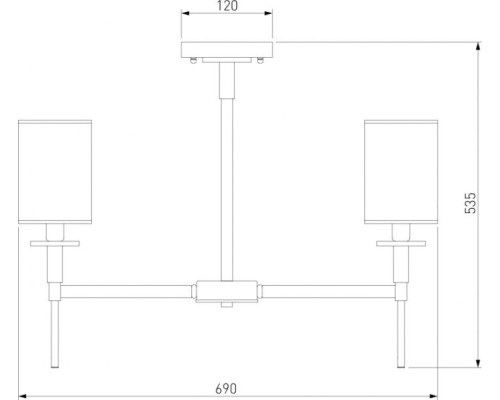 Потолочная люстра Brielle 60132/6 хром Eurosvet