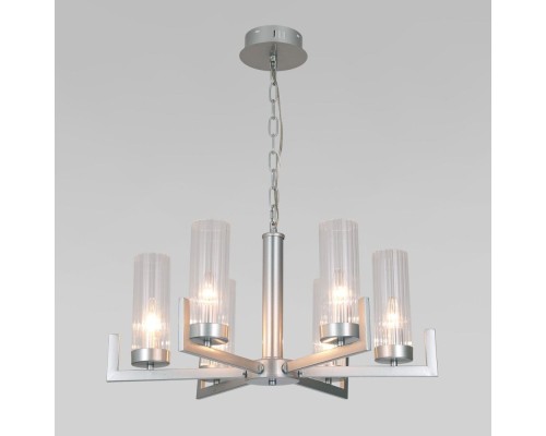 Подвесная люстра Arganie 60133/6 серебро Eurosvet