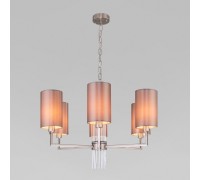 Подвесная люстра Soffio 60134/6 никель Eurosvet