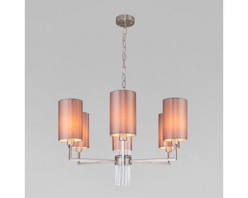 Подвесная люстра Soffio 60134/6 никель Eurosvet