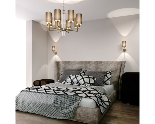 Подвесная люстра Soffio 60134/6 никель Eurosvet