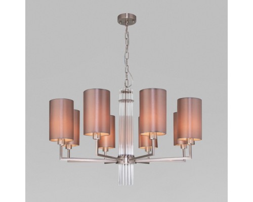 Подвесная люстра Soffio 60134/8 никель Eurosvet