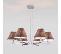 Подвесная люстра Peony 60136/6 хром/графит Eurosvet